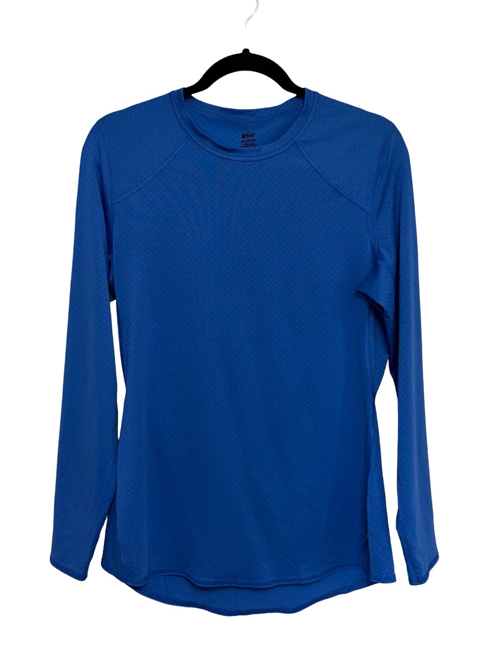 REI Women’s UPF 50+ Lightweight Base Layer Long-Sleeve Crew Top in Blue - Size M